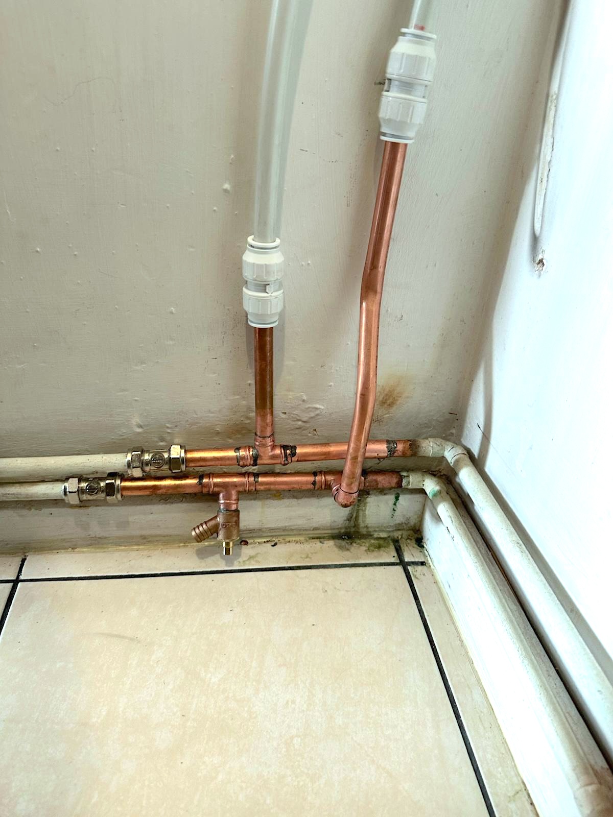 Bathroom Plumbing Project
